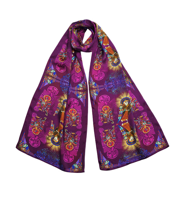 Jennifer Rothwell - Man and Eagle Long Scarf