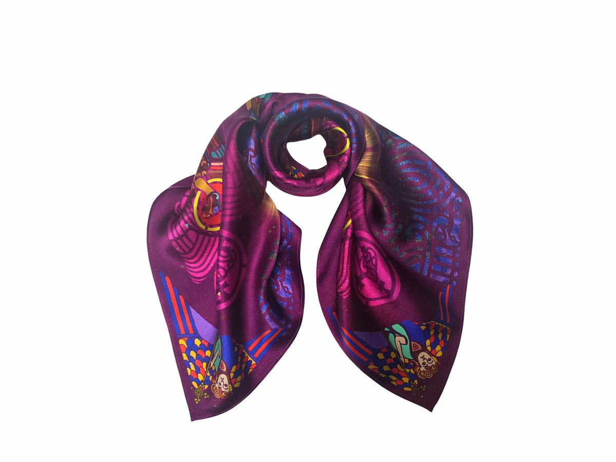 Man and Eagle Neck or Head Scarf