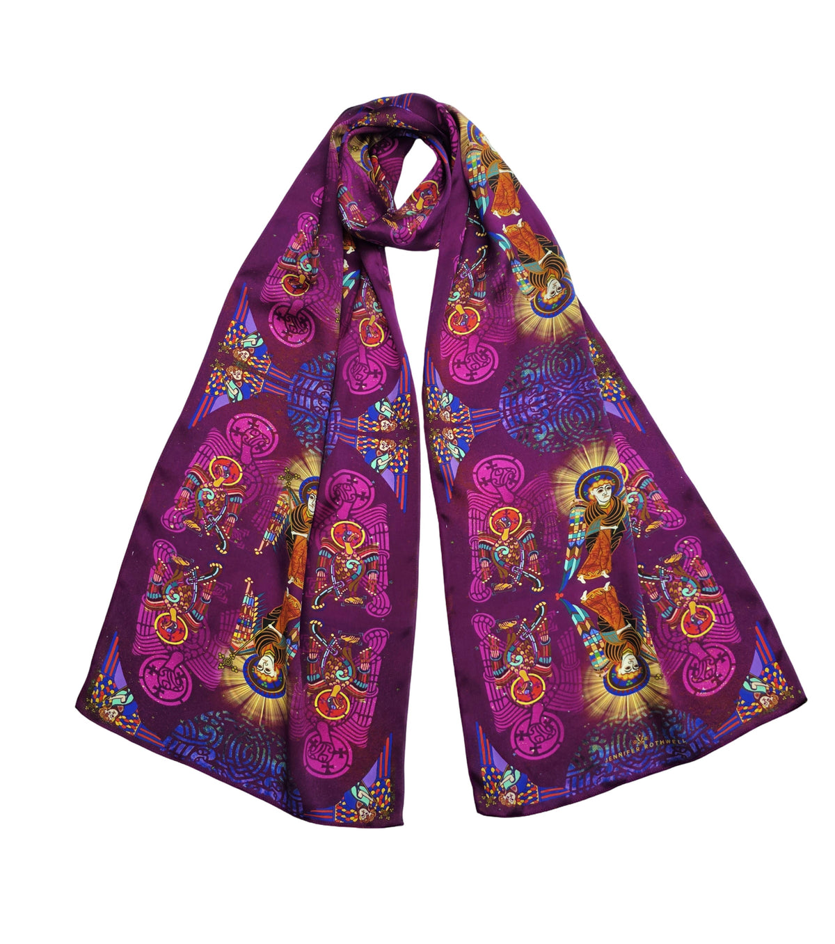 Man and Eagle Long Scarf