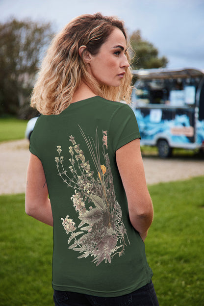 Ladies Green Trinity Botany T-shirt
