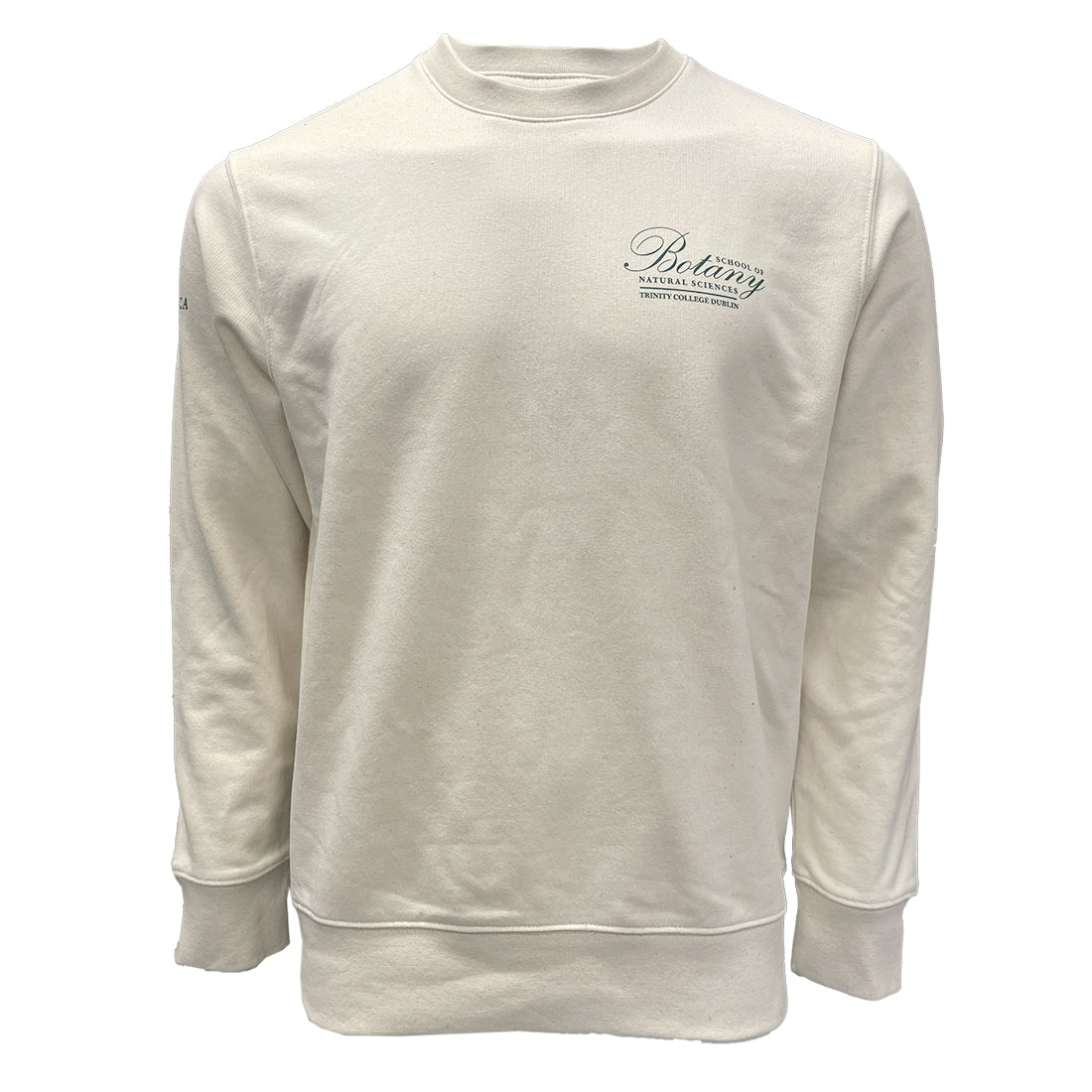 Cream Trinity Botany Back print Sweatshirt