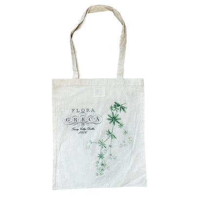 Cream Trinity Flora Graeca Tote Bag