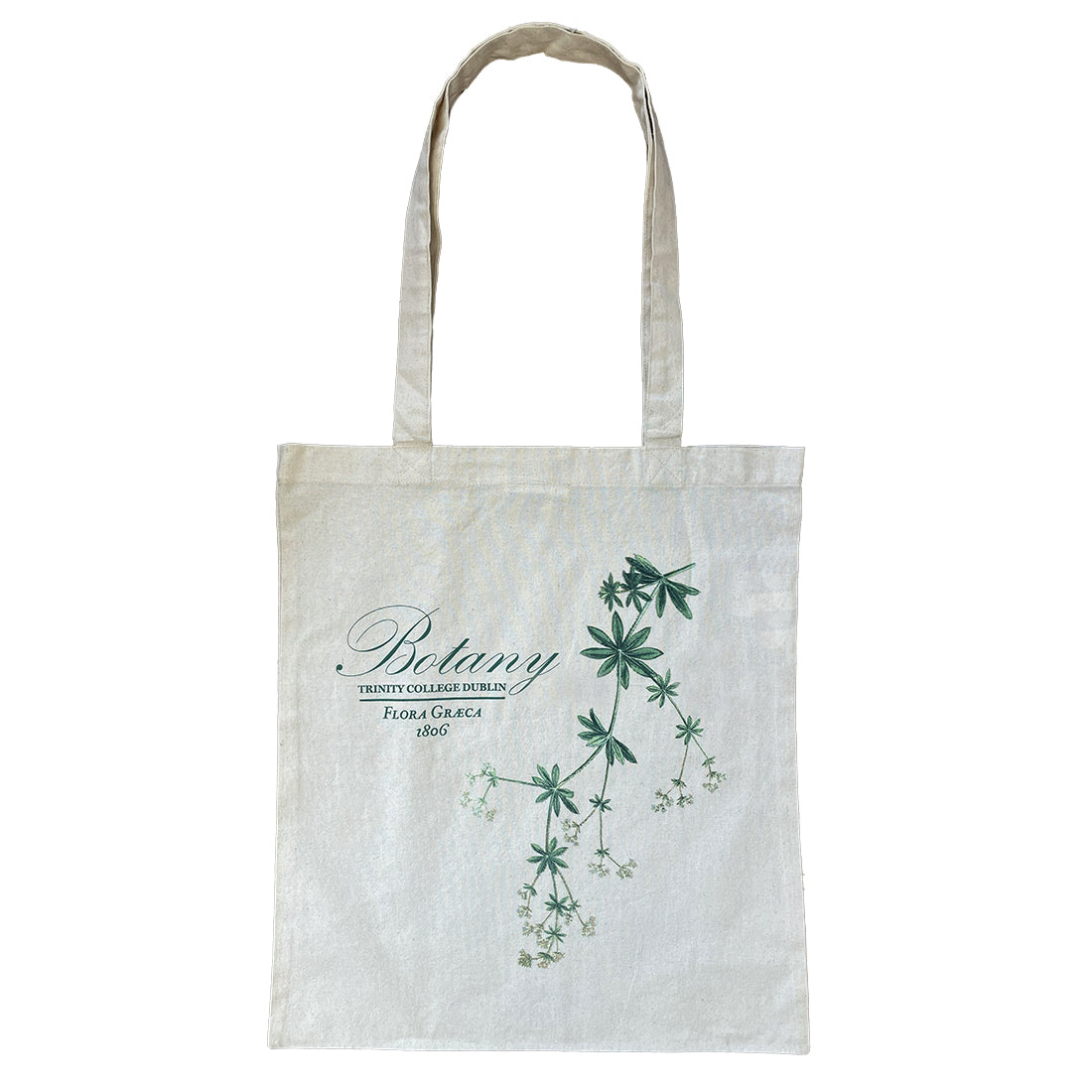 Cream Trinity Botany Floral Tote Bag