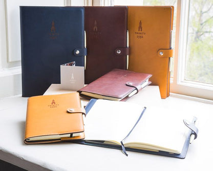 CarveOn Leather A5 Notebook Brown