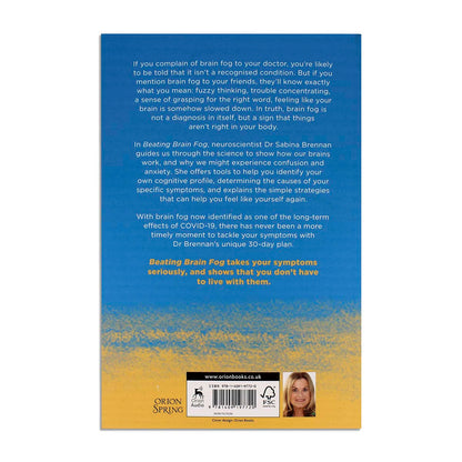 Beating Brain Fog: Your 30-Day Plan to Think Faster, Sharper, Better by Dr. Sabina Brennan