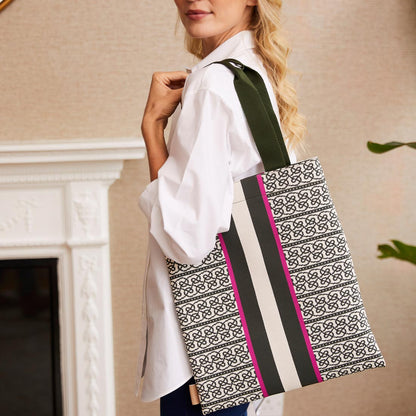 Celtic Knot Jacquard Tote Bag