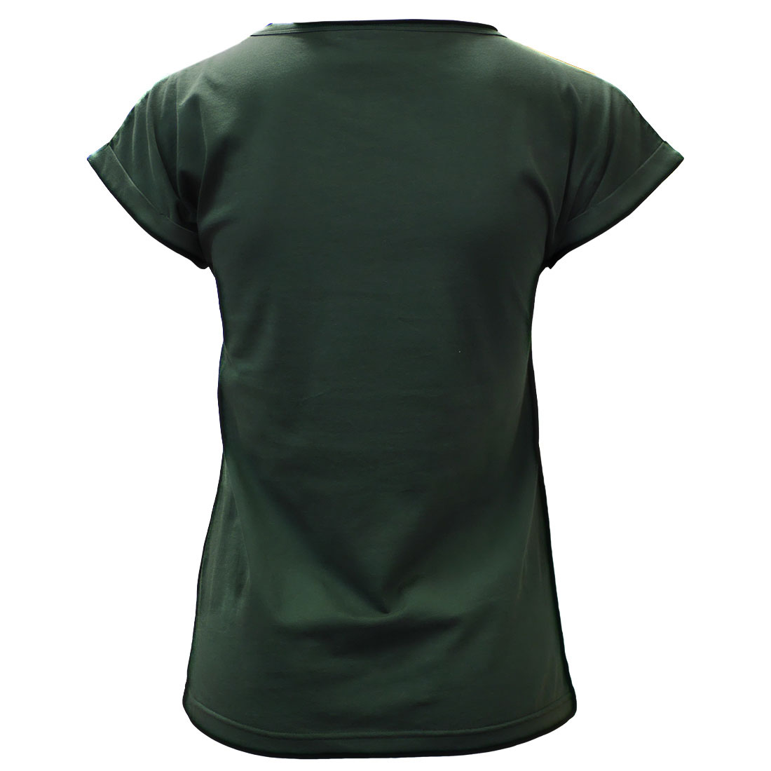 Book of Kells Ladies T-shirt Bottle Green Ireland Rose Gold