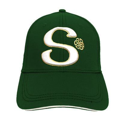 Book of Kells Alphabet Cap Bottle Green