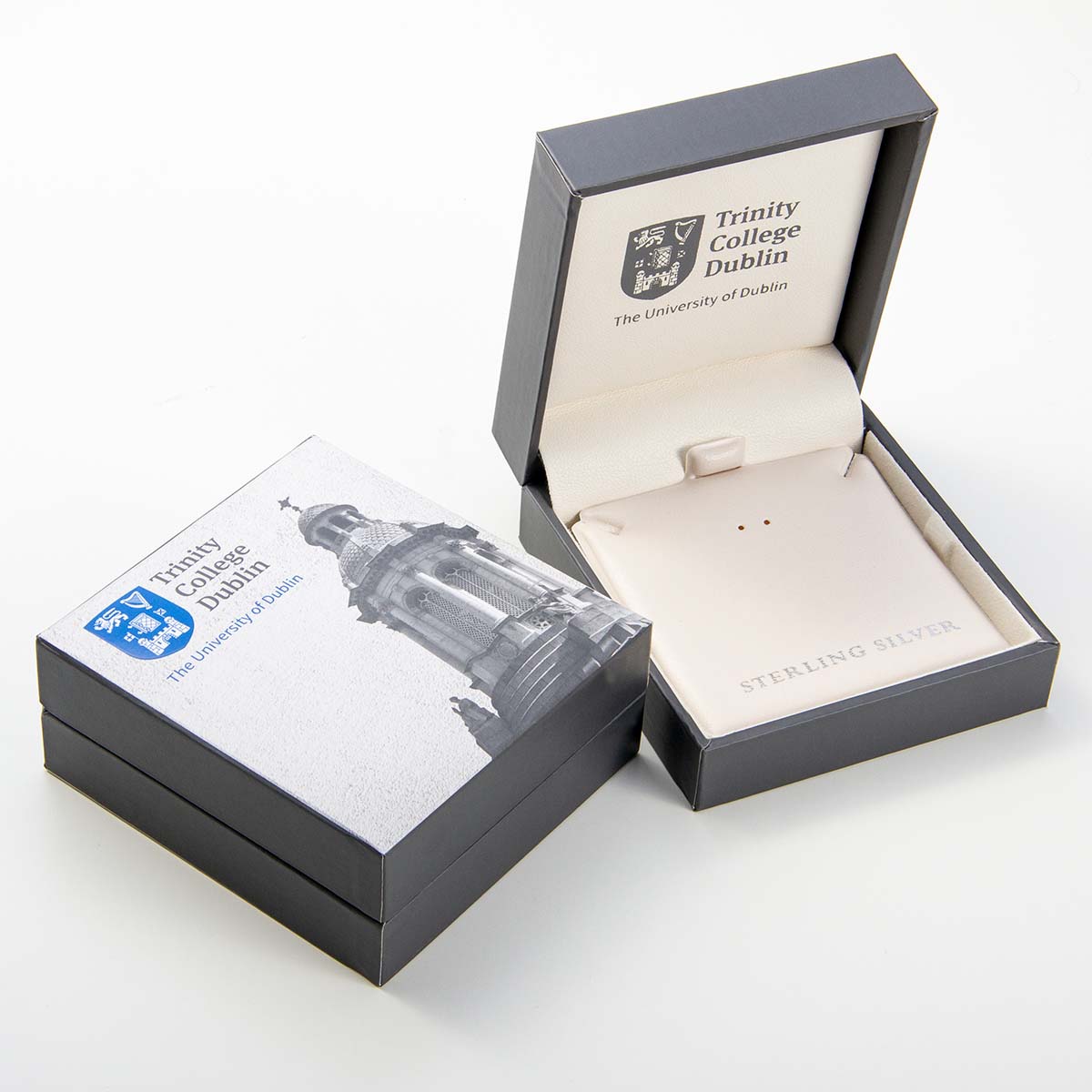 Silver Small Heavy Claddagh Pendant