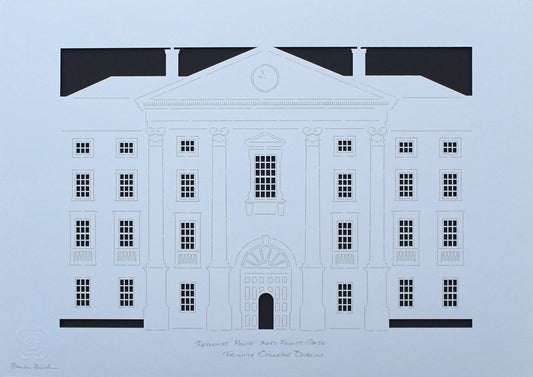 Regent House and Front Gate of Trinity College Dublin, the University of Dublin