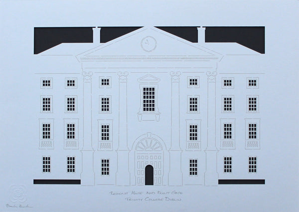 Regent House and Front Gate of Trinity College Dublin, the University of Dublin