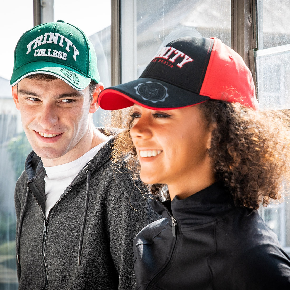 Trinity College Dublin Performance Baseball Cap Black/Red