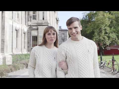 Traditional Aran Zipped Hooded Jacket