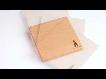 Trinity College Dublin Coasters Set of 4 Brown