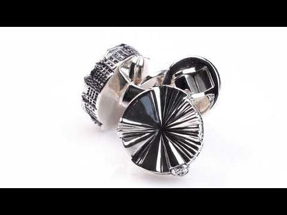 Sterling Silver Trinity College Dublin 1592 Collection Cufflinks