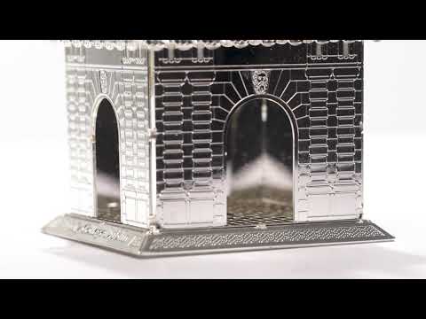 Trinity College Dublin - Campanile 3D Decoration Silver