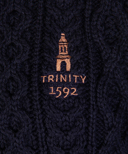 Honeycomb Stitch Blasket Aran Sweater