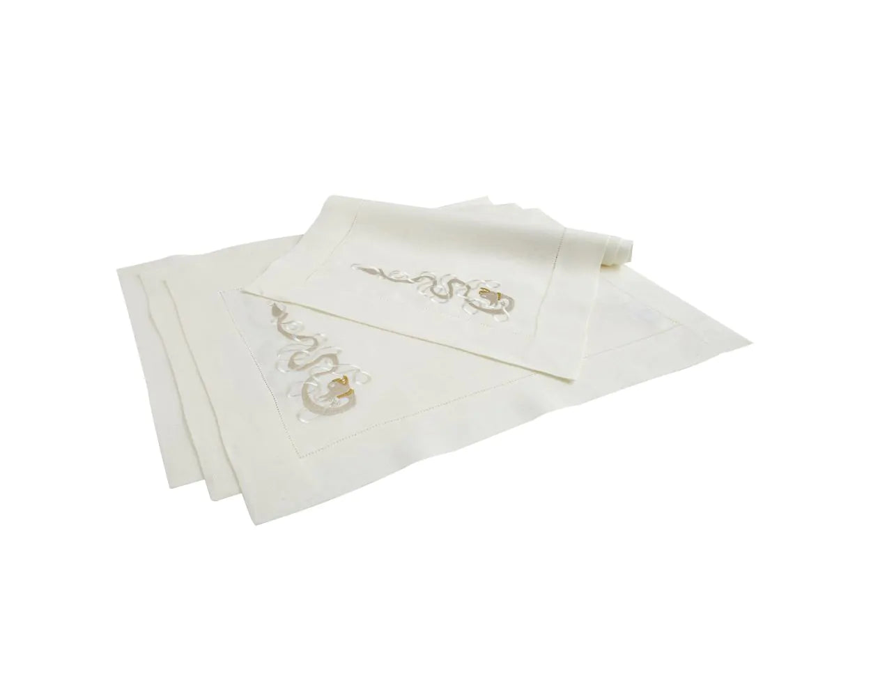Book of Kells Irish Linen House Placemats White