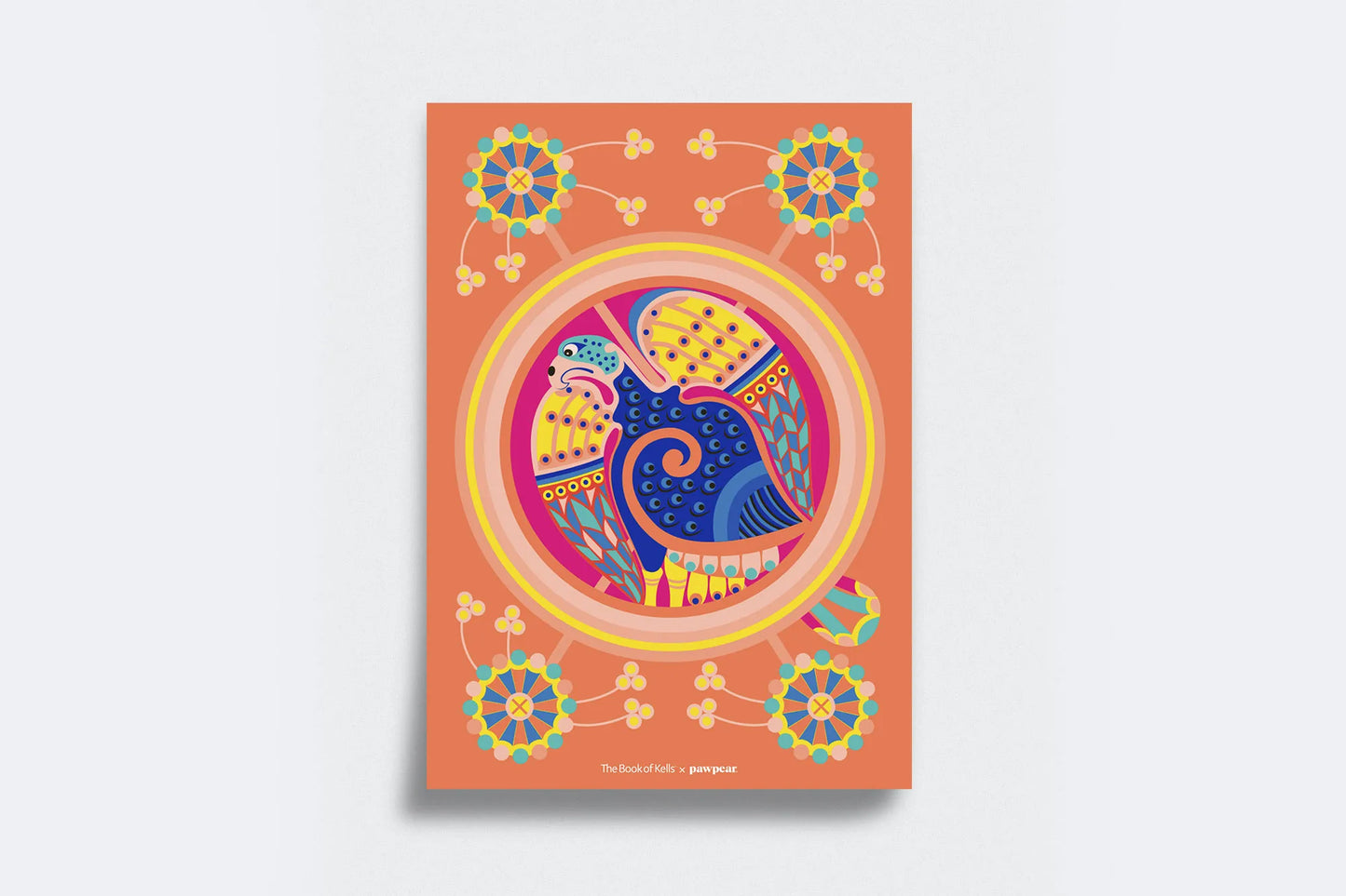 Book of Kells X Pawpear – f. 129v Eagle A4 Print