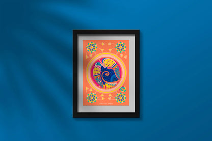 Book of Kells X Pawpear – f. 129v Eagle A4 Print