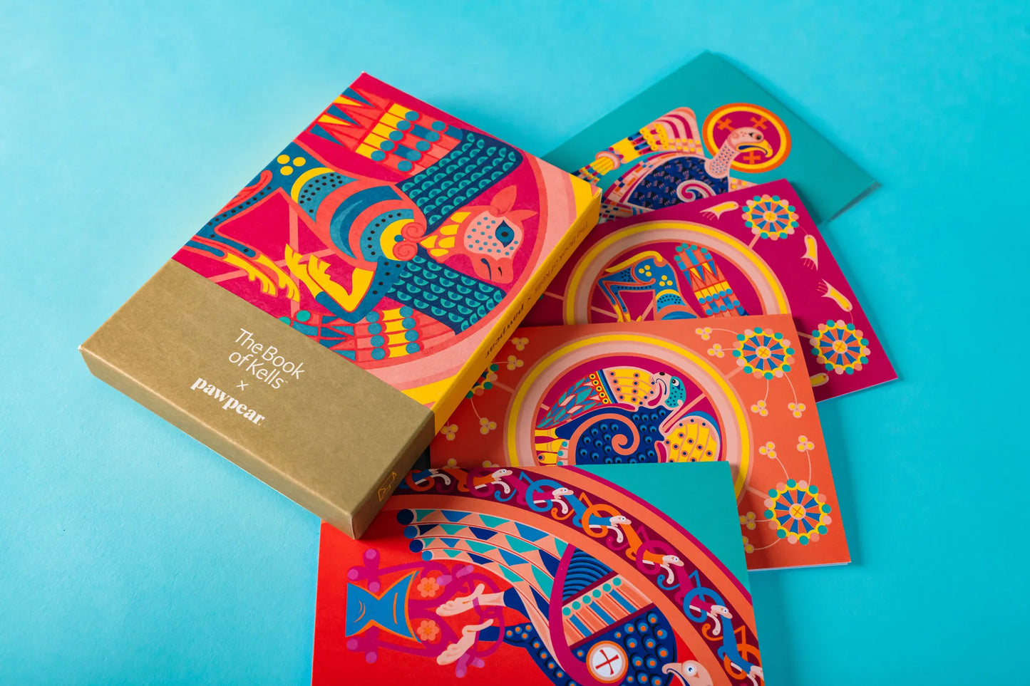 Book of Kells X Pawpear – Winged Creatures Greeting Card Box