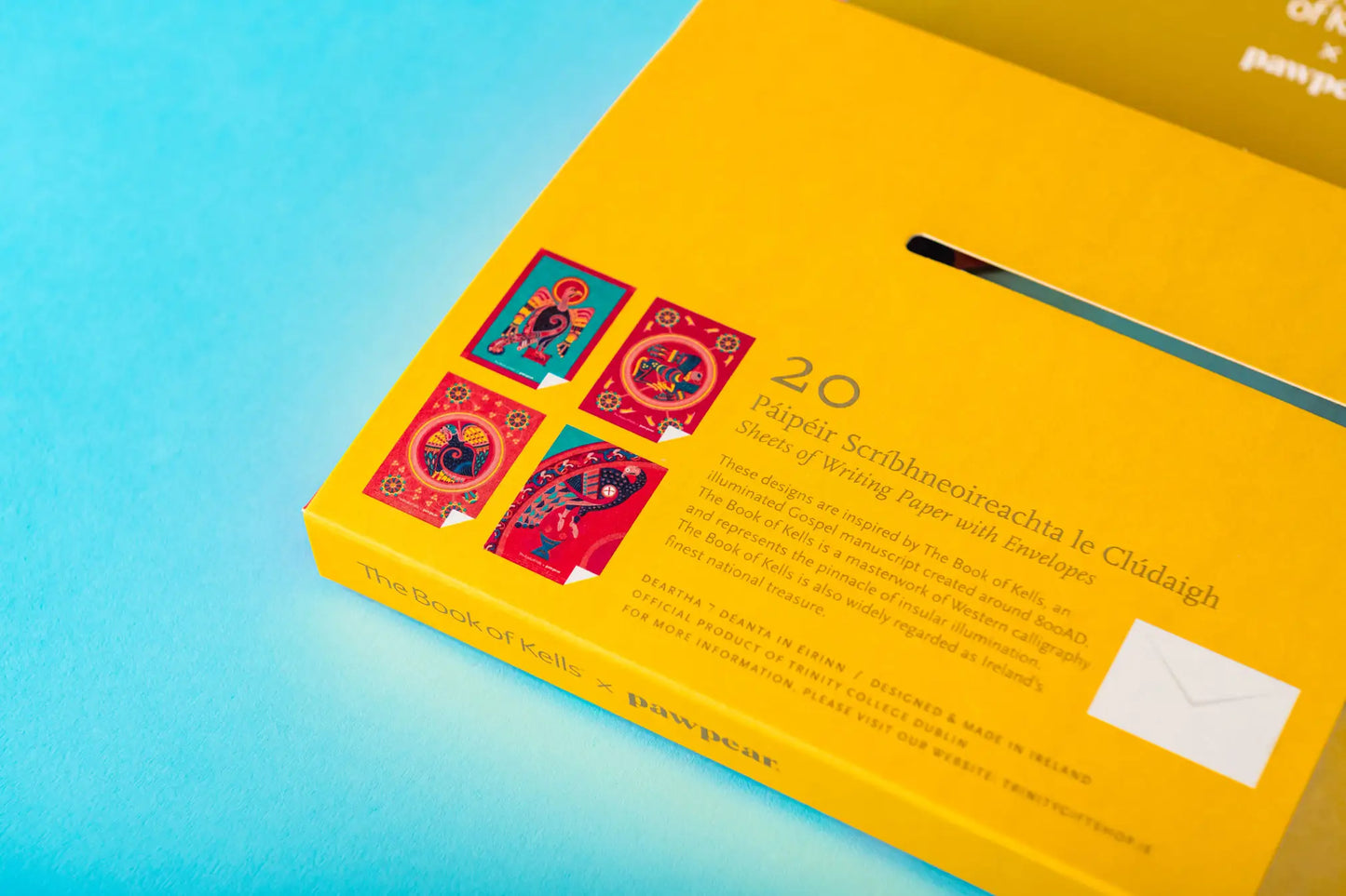 Book of Kells X Pawpear – Winged Creatures Writing Set