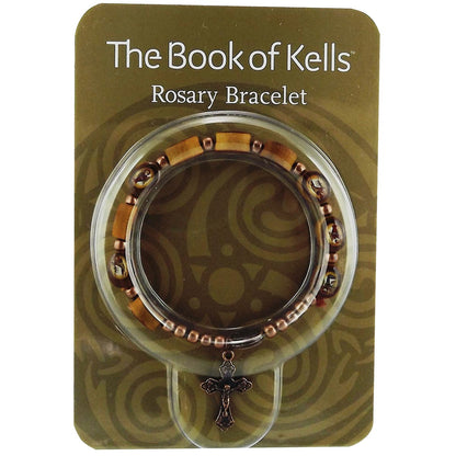 Book of Kells Wooden Rosary Bead