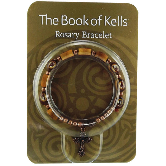 Book of Kells Wooden Rosary Bead