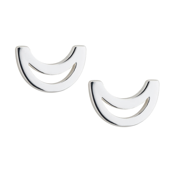 Trinity College Dublin Sterling Silver Stud Earrings Long Room Modern