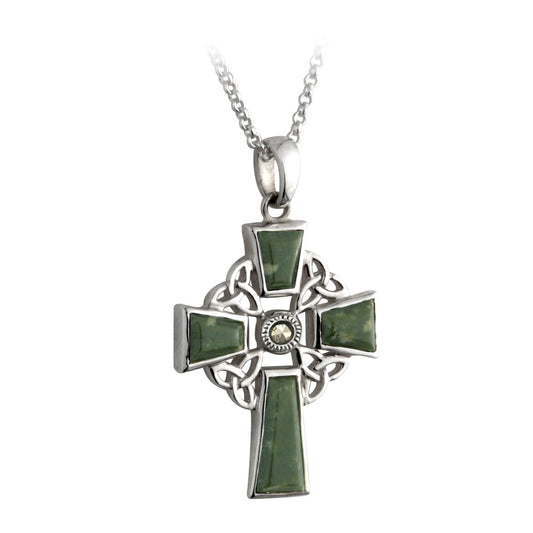 Solvar Sterling Silver Marcasite Cross