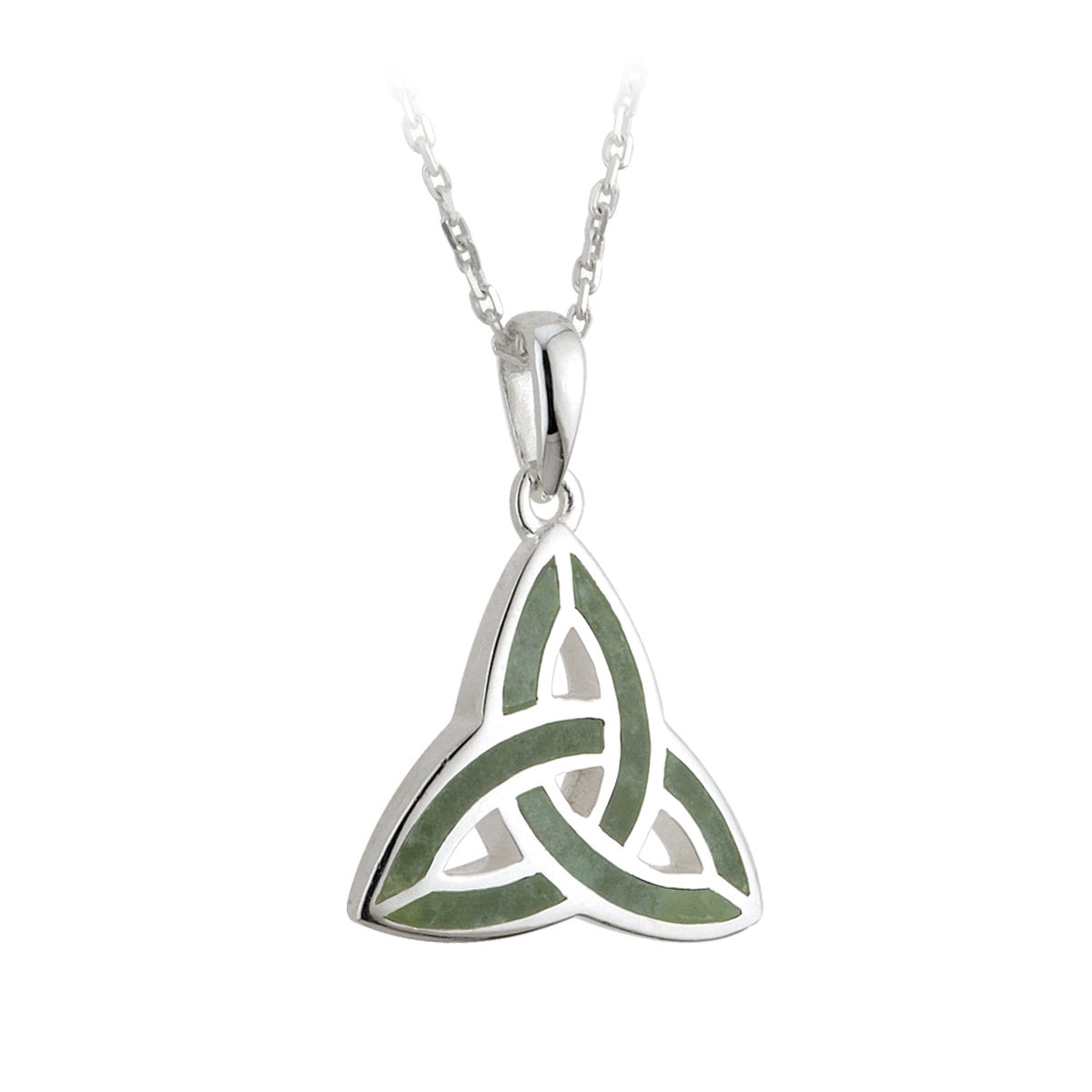 Solvar Sterling Silver Trinity Knot Pendant