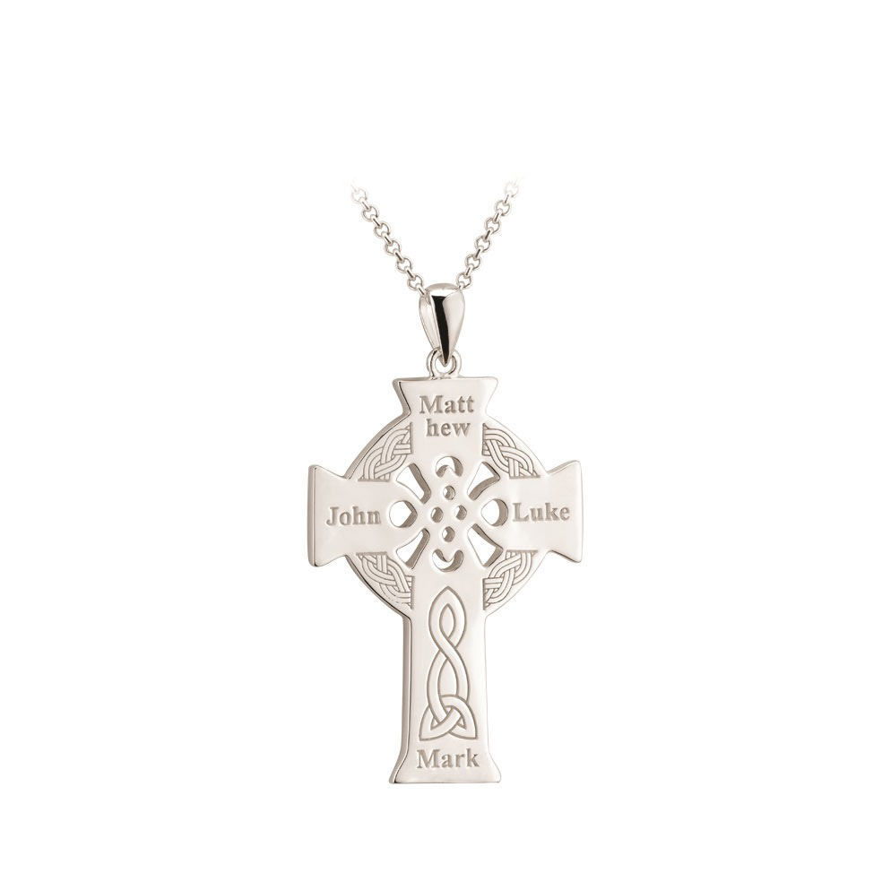 Solvar Sterling Silver Apostles Gent Cross