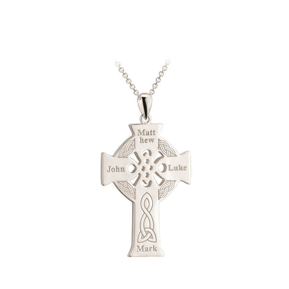 Solvar Sterling Silver Apostles Gent Cross