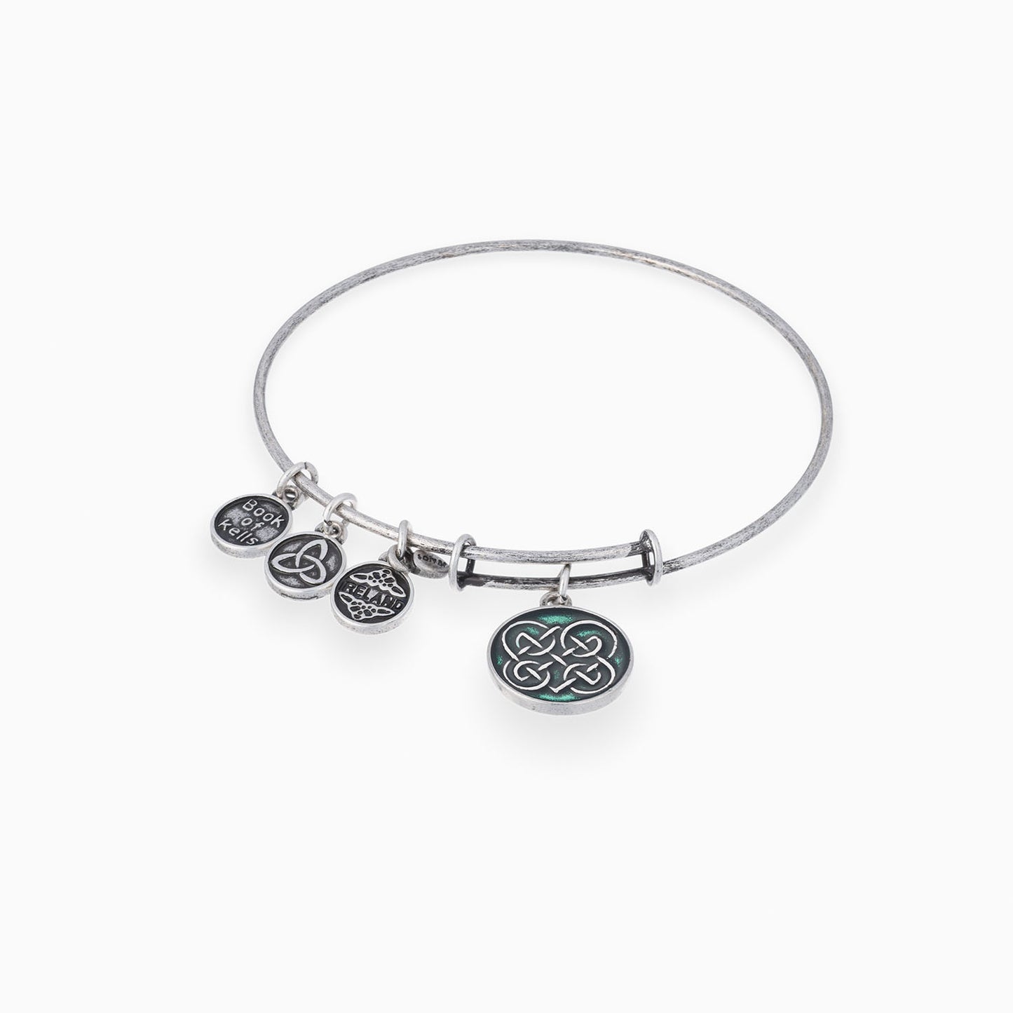 Silver Book Of Kells Bangle