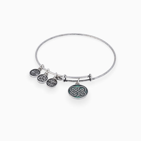 Silver Book Of Kells Bangle