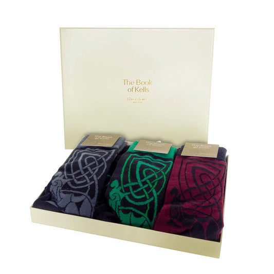 Book of Kells Mens Sock Gift Box