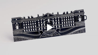 Trinity College Dublin - Entrance Building Bookmark Silver