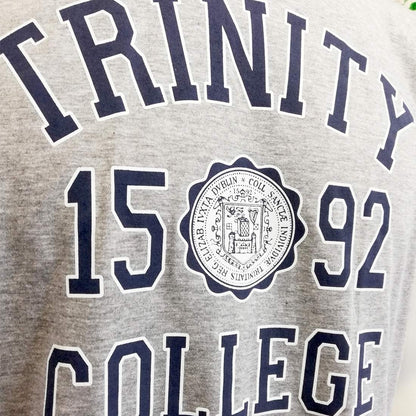 Trinity College Dublin 1592 T-Shirt Grey Marl & Navy