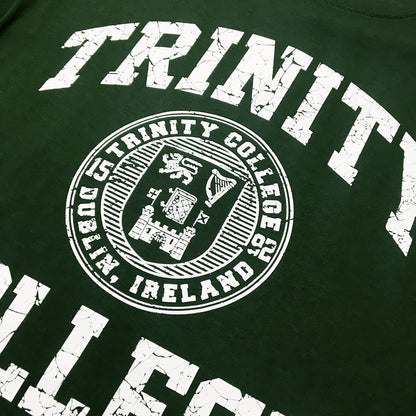 Trinity College Dublin Crest T-shirt Bottle Green
