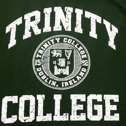Trinity College Dublin Crest T-shirt Bottle Green