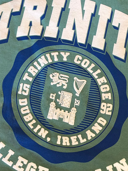 Trinity College Dublin Ocean Green Trinity Crest Hoody