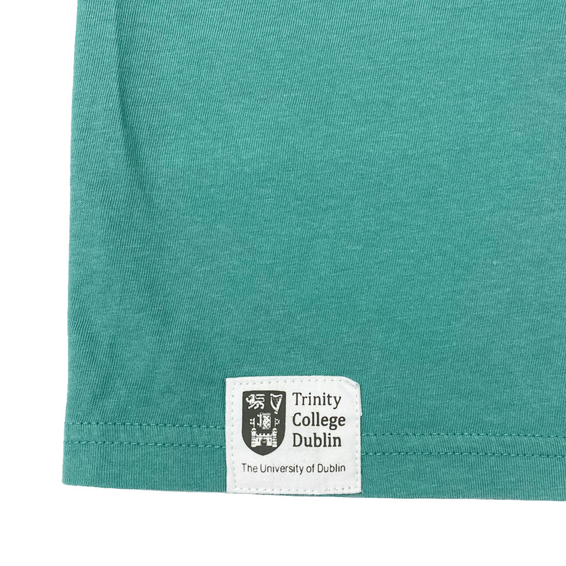 Trinity College Dublin Ocean Green Trinity Crest T-shirt