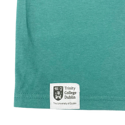 Trinity College Dublin Ocean Green Trinity Crest T-shirt
