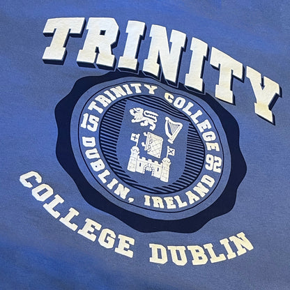 Trinity College Dublin Cornflower Blue Trinity Crest Hoody