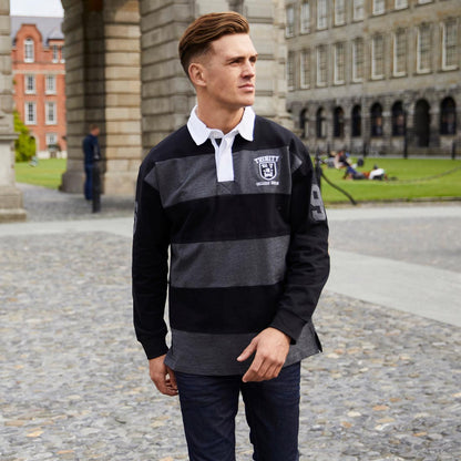 Trinity BCI Premium Rugby Jersey - Black & Grey