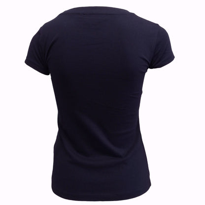 Trinity College Dublin 1592 Ladies T-Shirt Navy & Pink