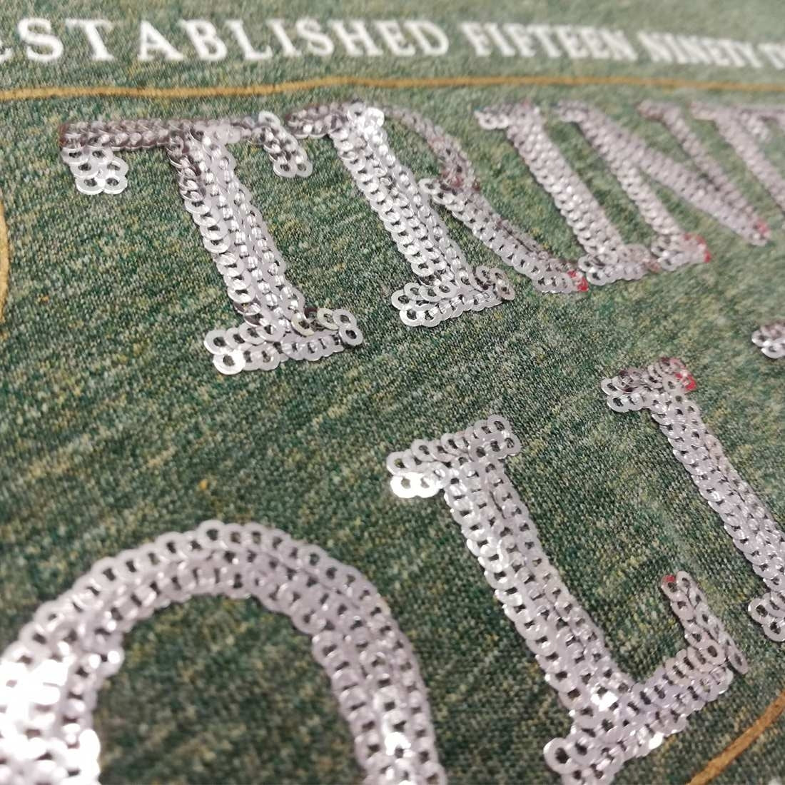 Trinity College Dublin Sequin Ladies T-Shirt Moss Slub