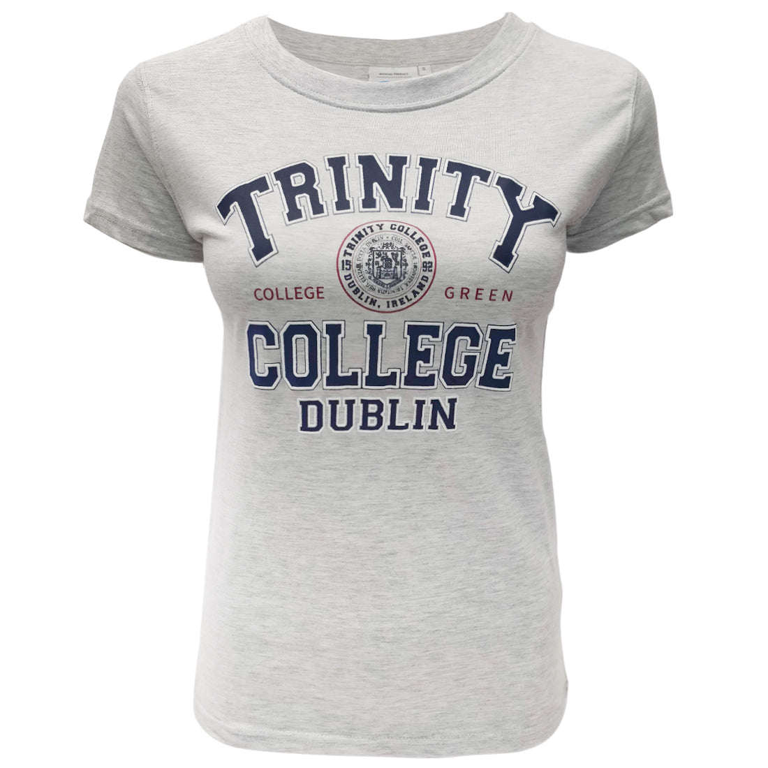 Trinity College Dublin 1592 T-shirt Grey Marl