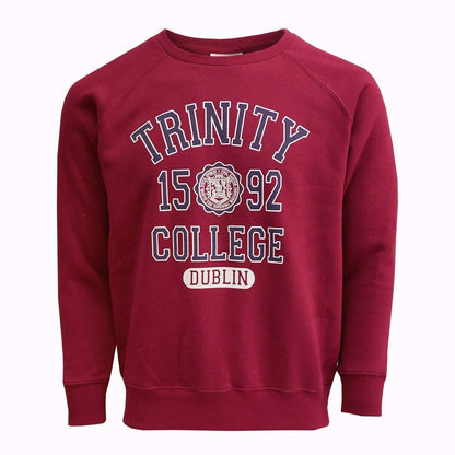Trinity College Dublin 1592 Sweatshirt Burgundy & Navy