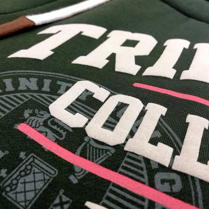 Trinity College Dublin 1592 Crossover Neck Midnight Green